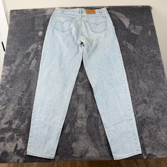 Vtg 90's Levi's 560 Light Blue Denim Jeans Baggy Men's 36X36(35X34.5) USA - Picture 10 of 13
